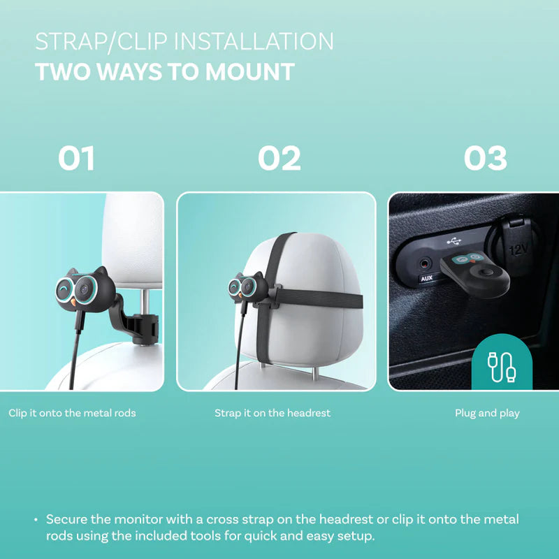 Wireless Baby Car Camera for CarPlay by OTTOCAST